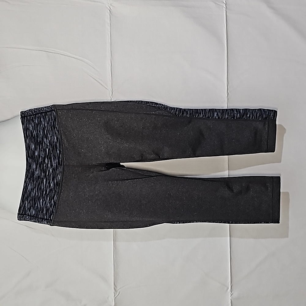 Leggings Capri Athleta Heather Gray Blue Splits Revelation - Taille S, Occasion Très Bon état